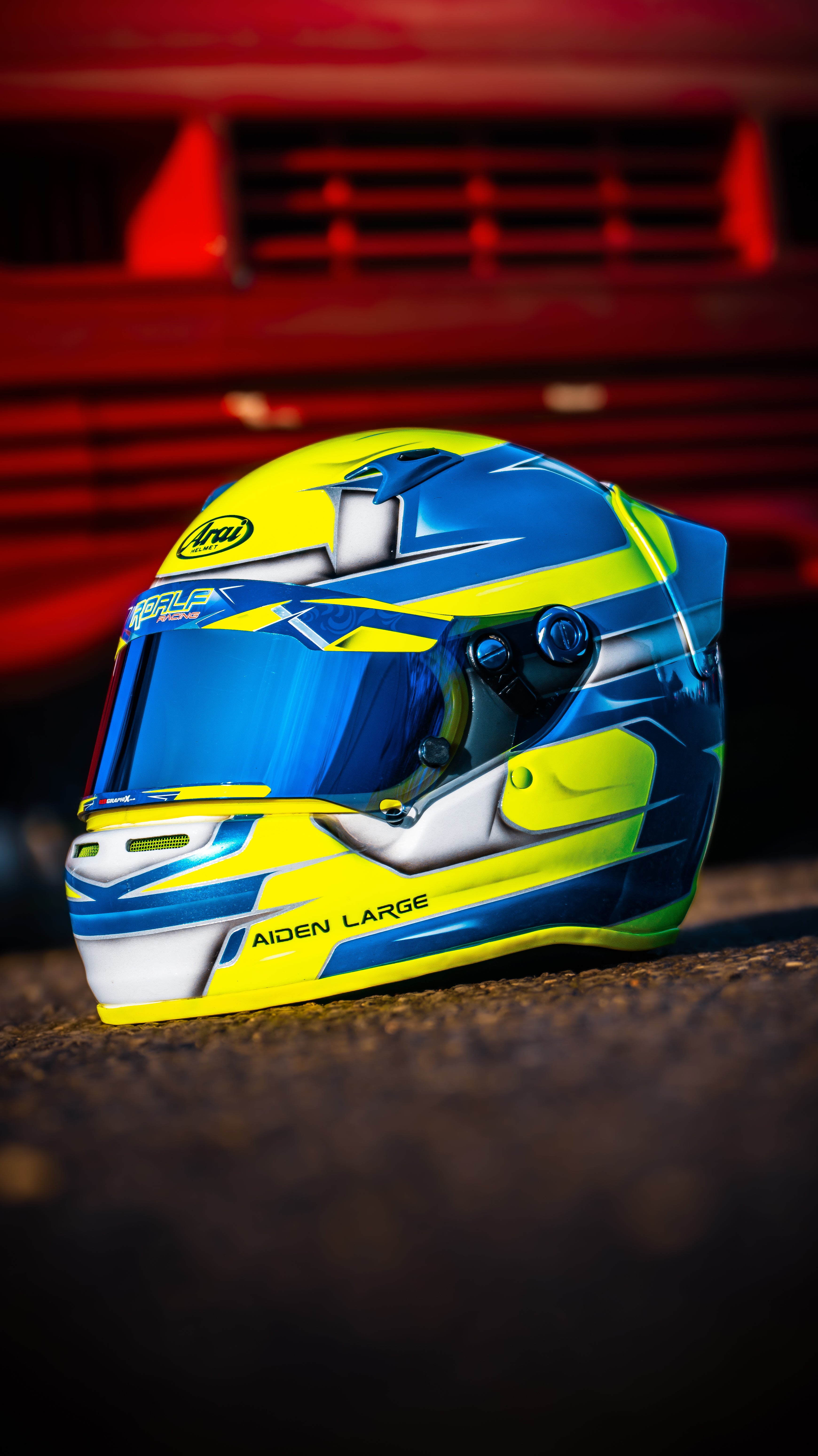 Fluro Silicone helmet trim